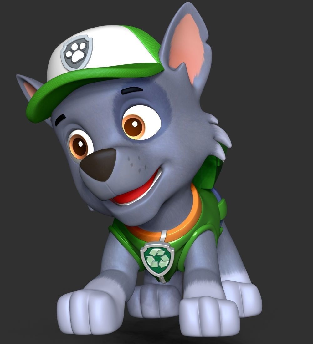 Rocky paw patrol 3D print model_10