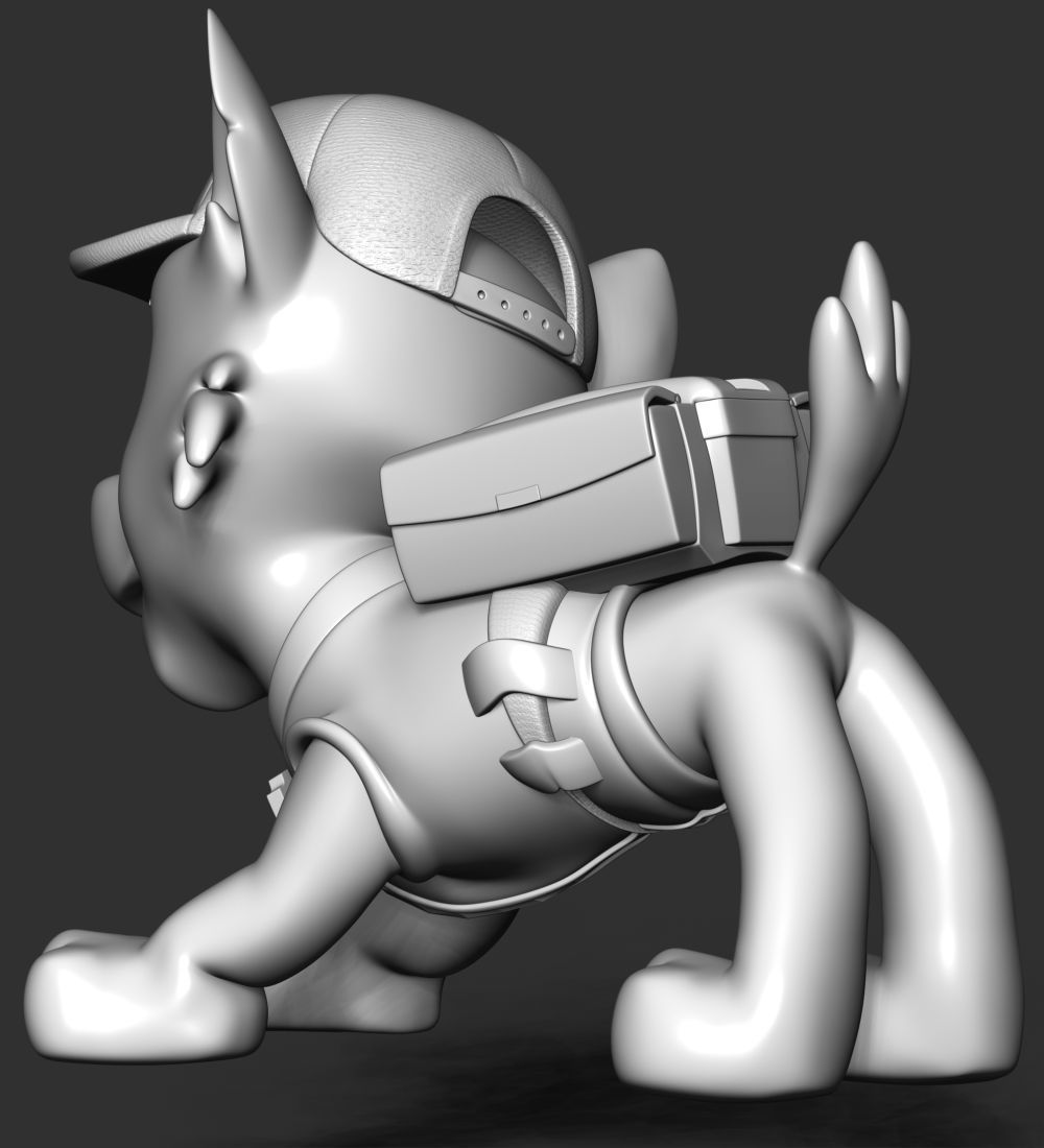 Rocky paw patrol 3D print model_22