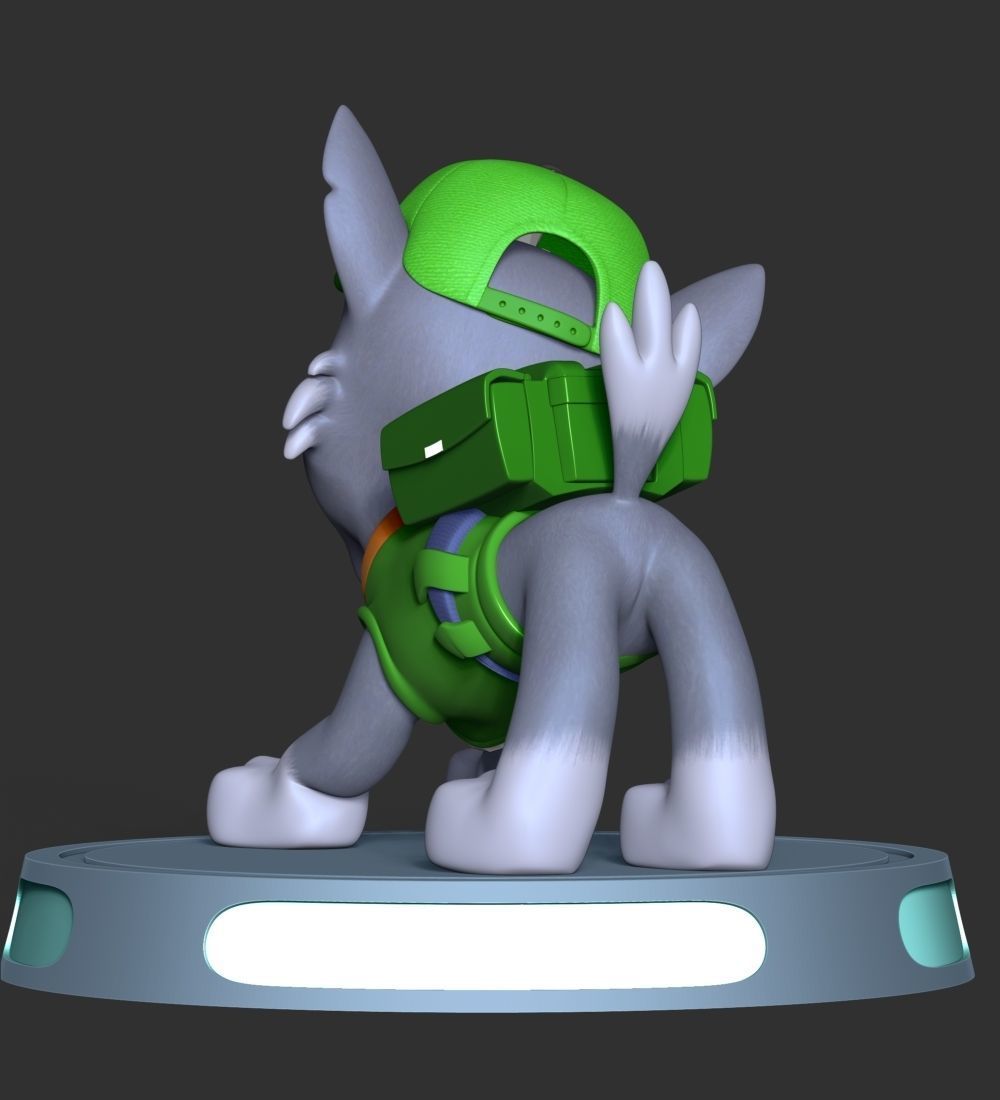 Rocky paw patrol 3D print model_17
