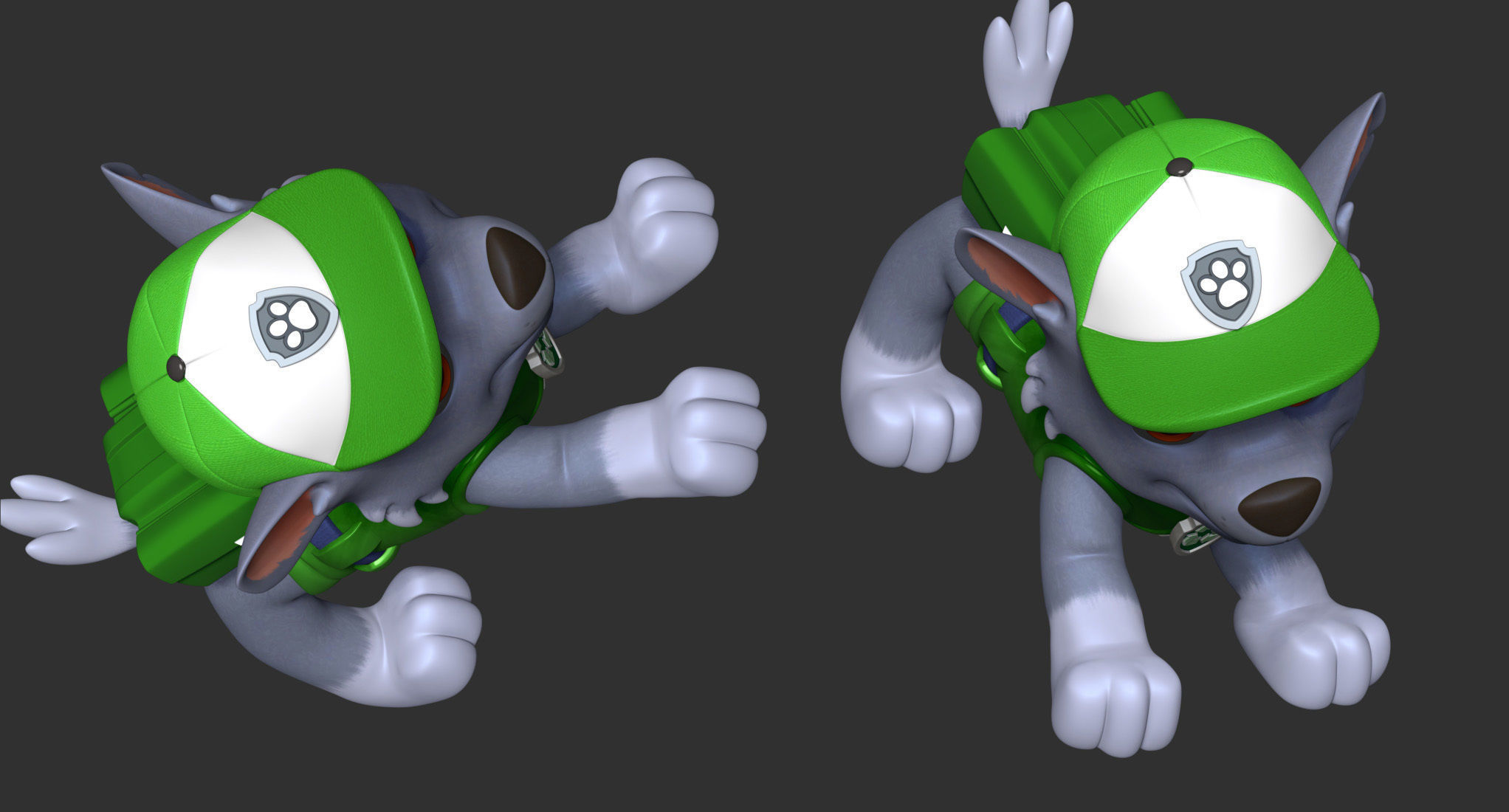 Rocky paw patrol 3D print model_6