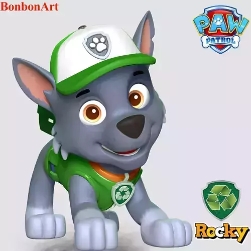 Rocky paw patrol 3D print model