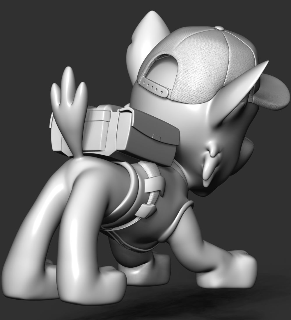 Rocky paw patrol 3D print model_24