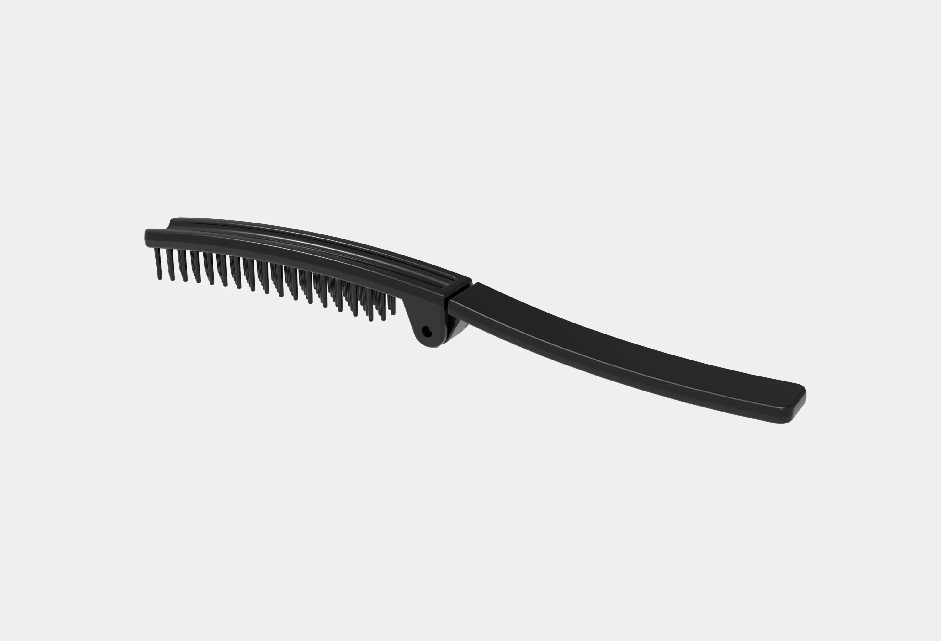 Hair comb 3D print model_3