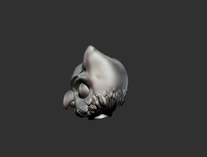 OWL MASK Low-poly 3D model_1