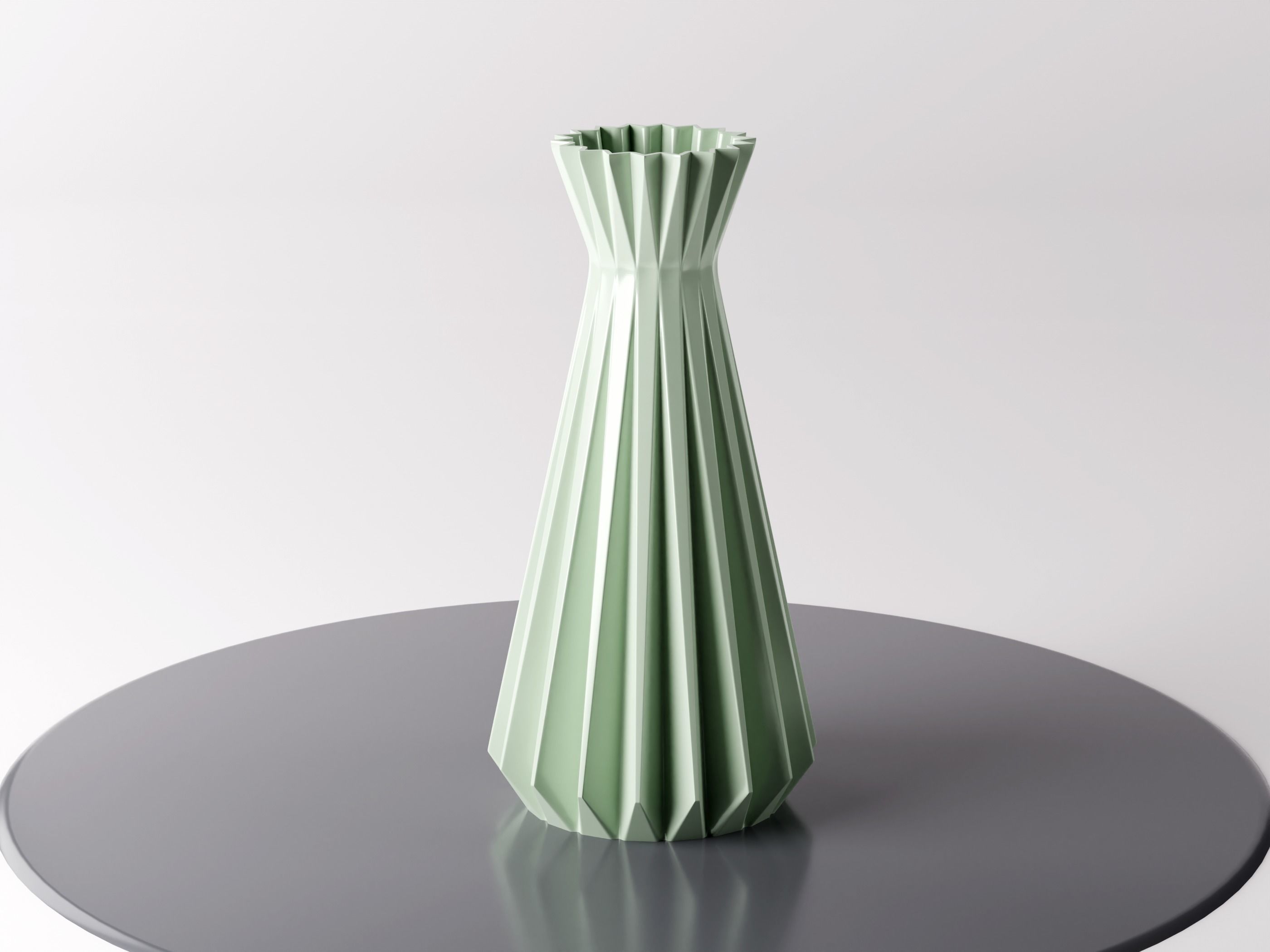 Set 3 Digital STL file 3D Printed Vase - Pot planters 3D print model_3