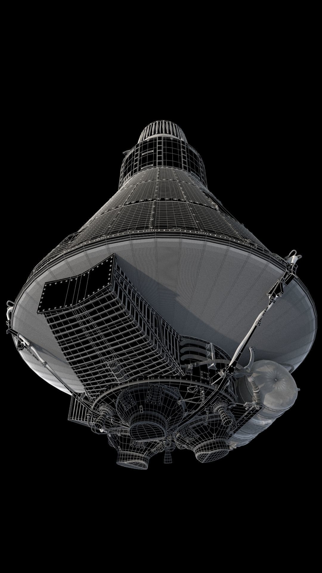 HIgh quality 3D model Mercury Friendship7 capsule 3D model_14