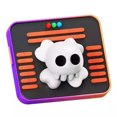 Malicious Website 3D Icon