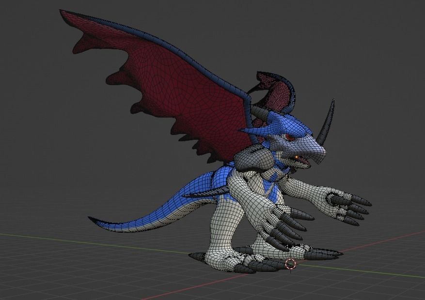AeroVeedramon - Digimon 3D model_6