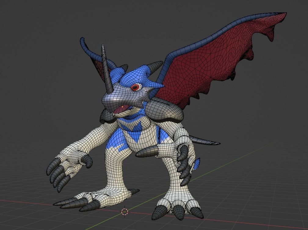 AeroVeedramon - Digimon 3D model_3
