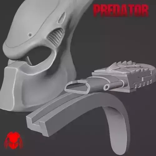 Predator City Hunter plasma cannon 3D print model