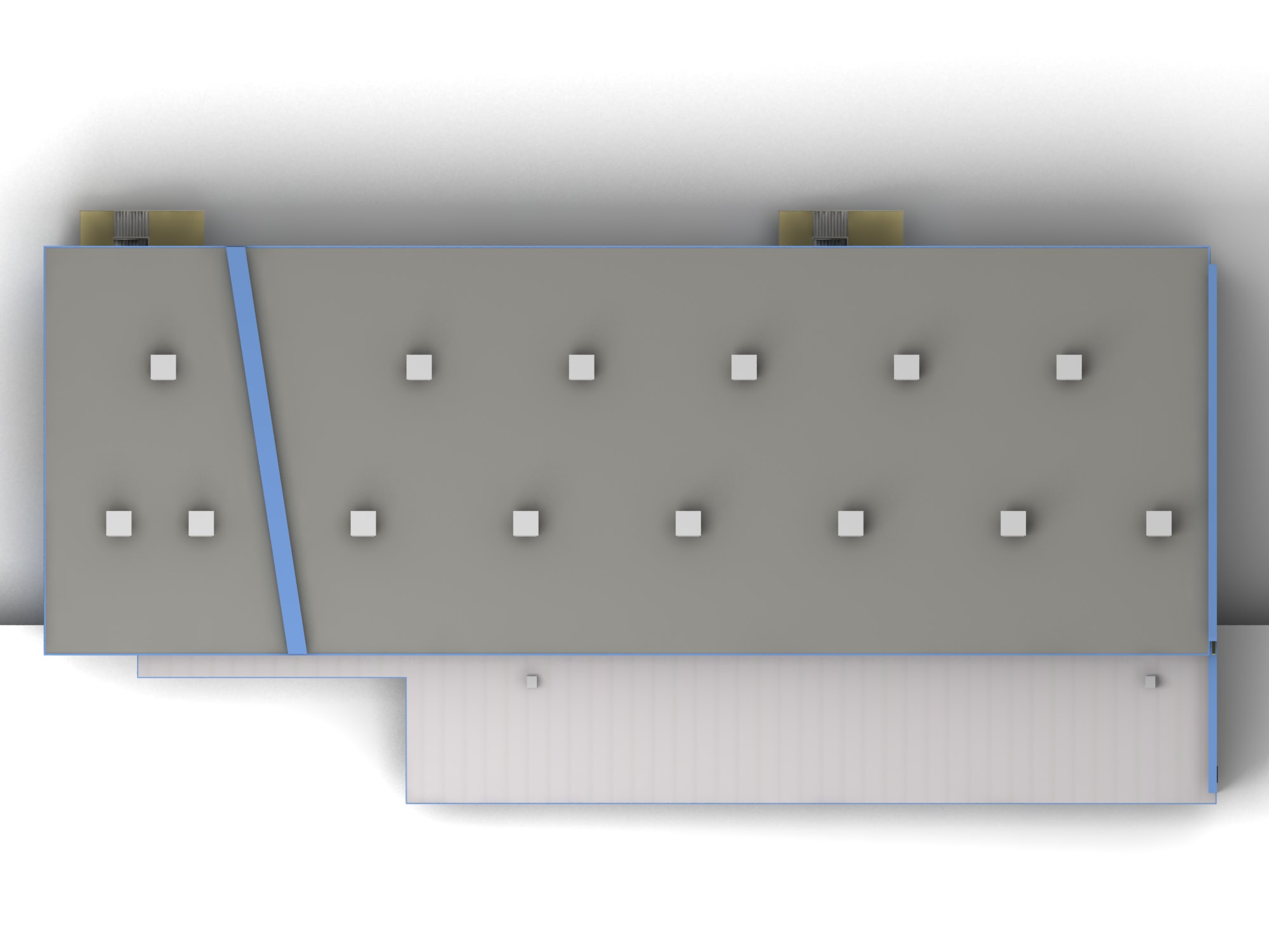 Warehouse Factory Exterior 3D model_8