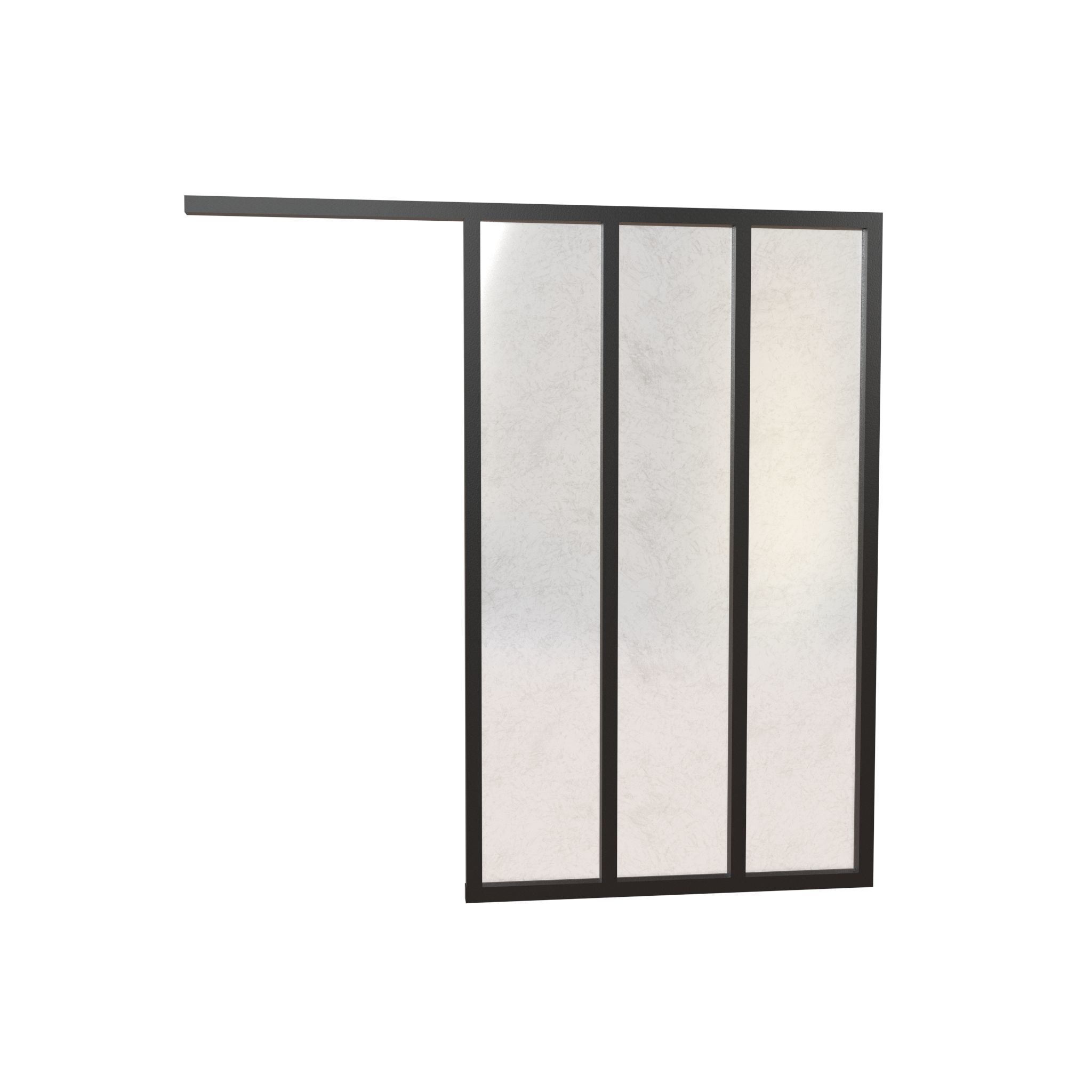 3D model Glass Room Divider V1 001 VR / AR / lowpoly CGTrader