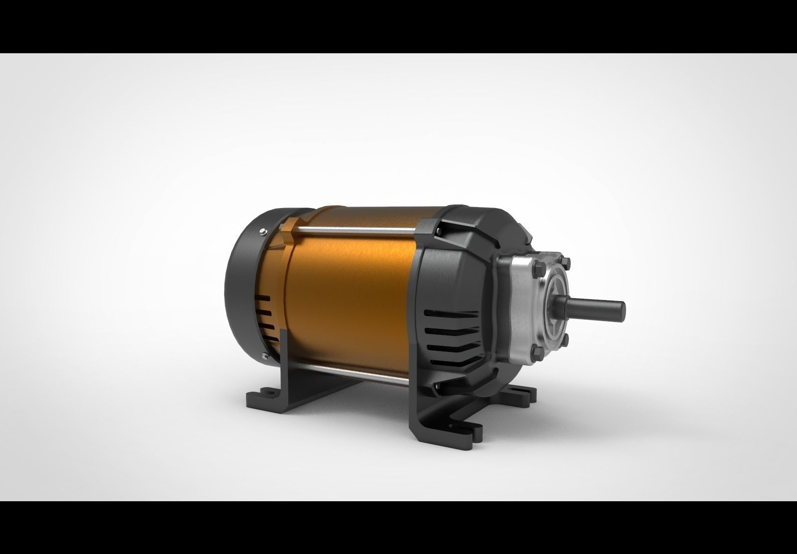 AC Electrical Motor 3D model_1