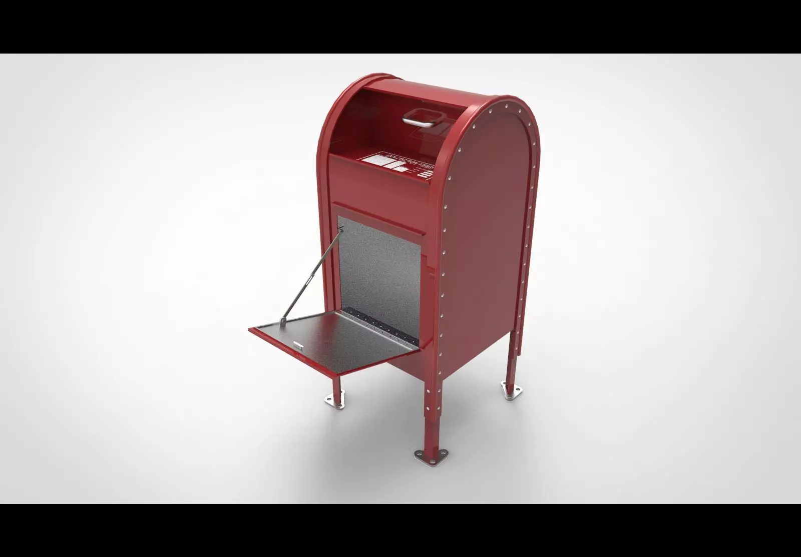 Mailbox A mail box 3D model_0