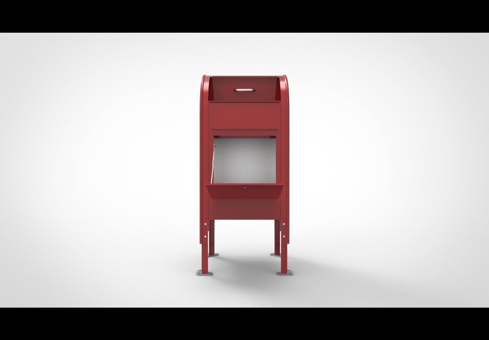 Mailbox A mail box 3D model_1
