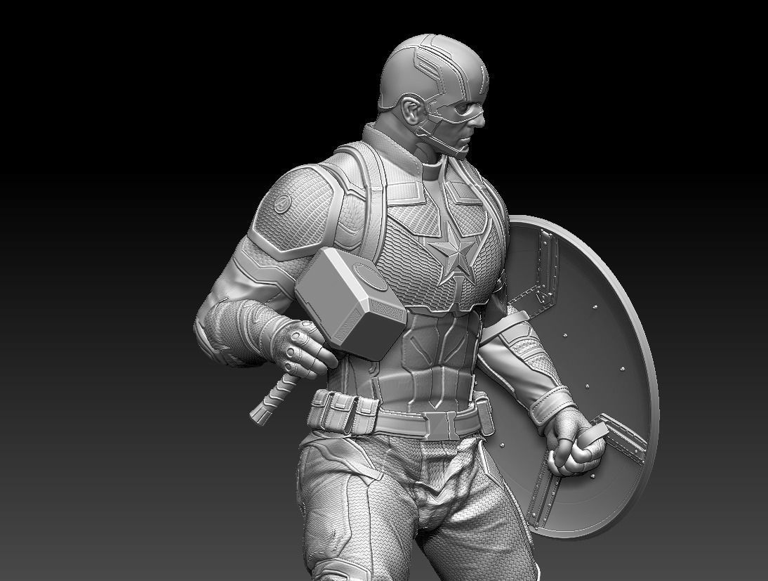 Captain America Endgame 3D models 3D model 3D model_1