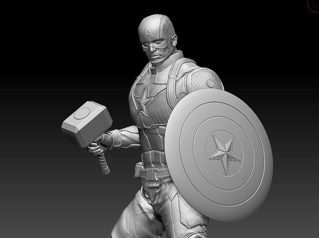Captain America Endgame 3D models 3D model 3D model_4