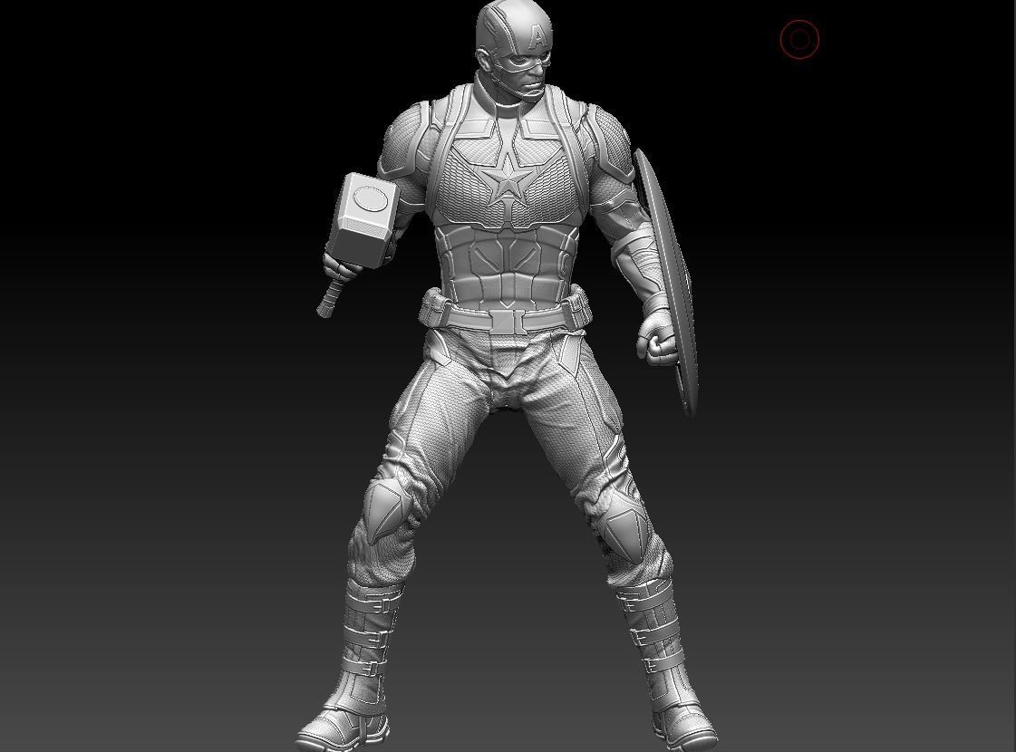 Captain America Endgame 3D models 3D model 3D model_2