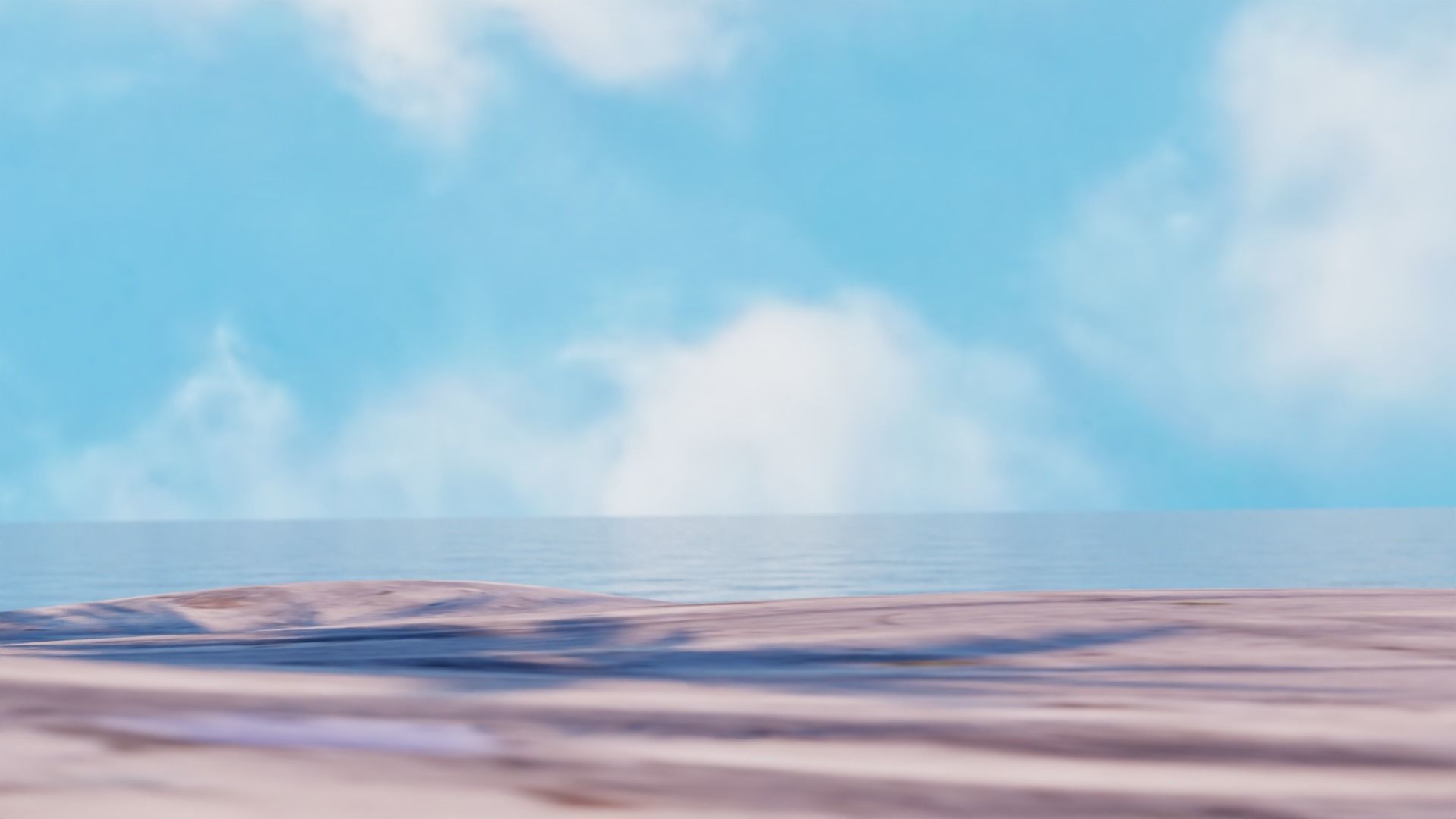 Beach  Island With realistic textures  3D model_10