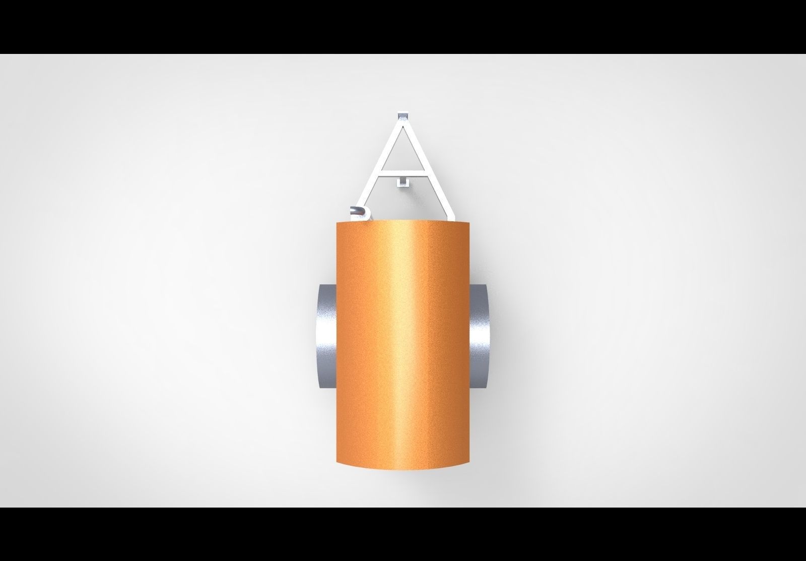 Old Portable Generator A 3D model_5