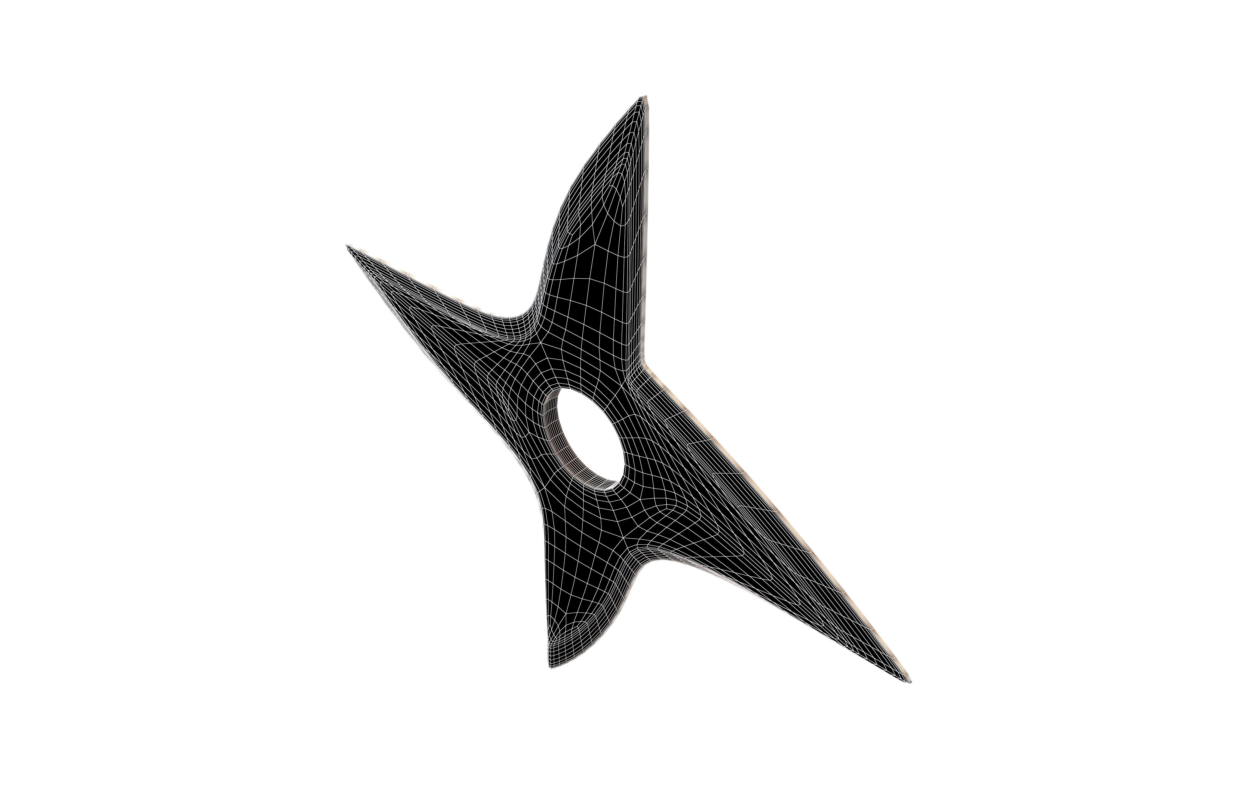 Shuriken v4 003 Low-poly 3D model_6