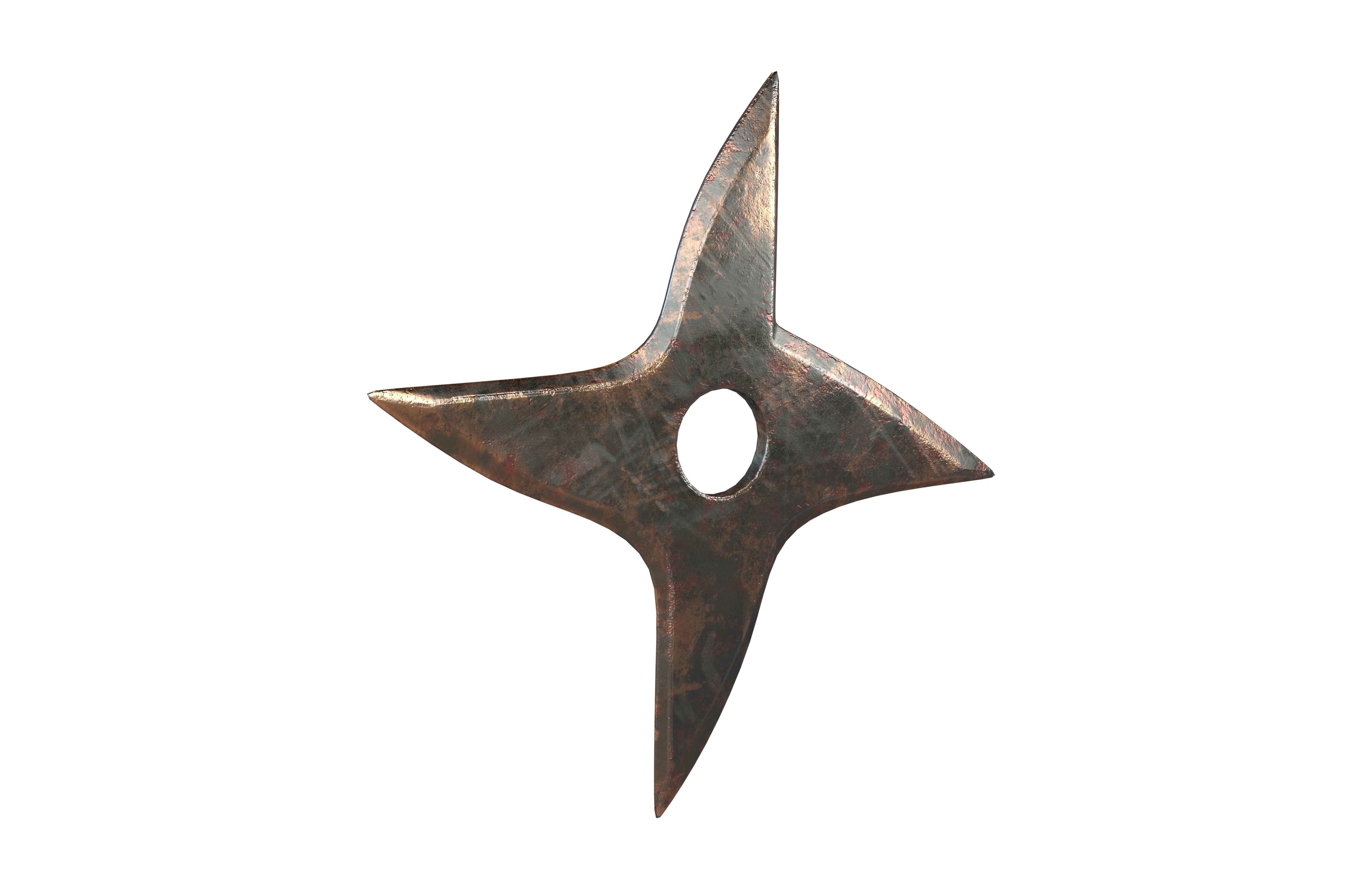 Shuriken v4 003 Low-poly 3D model_1