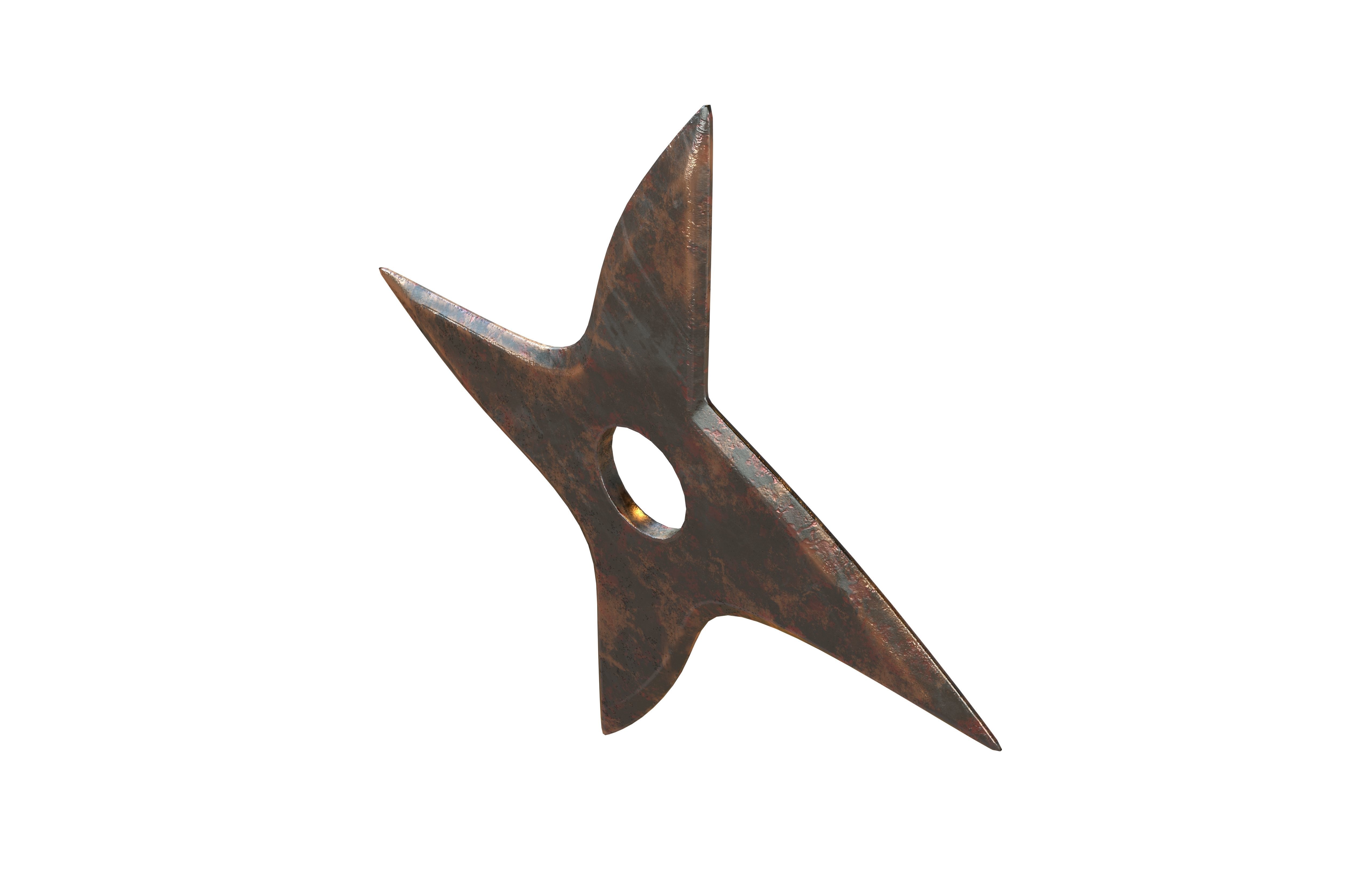 Shuriken v4 003 Low-poly 3D model_2