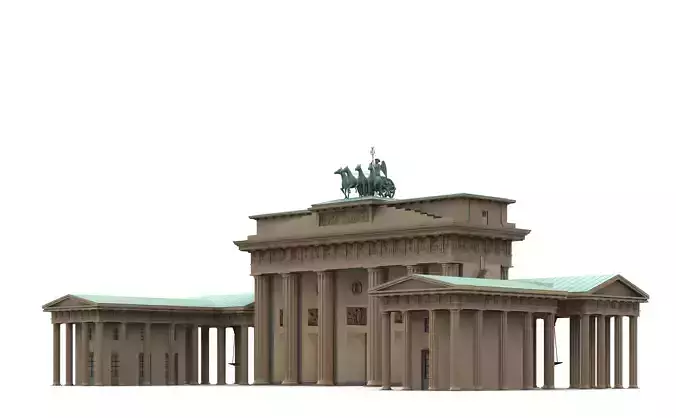 Brandenburg Gate Berlin 3D model