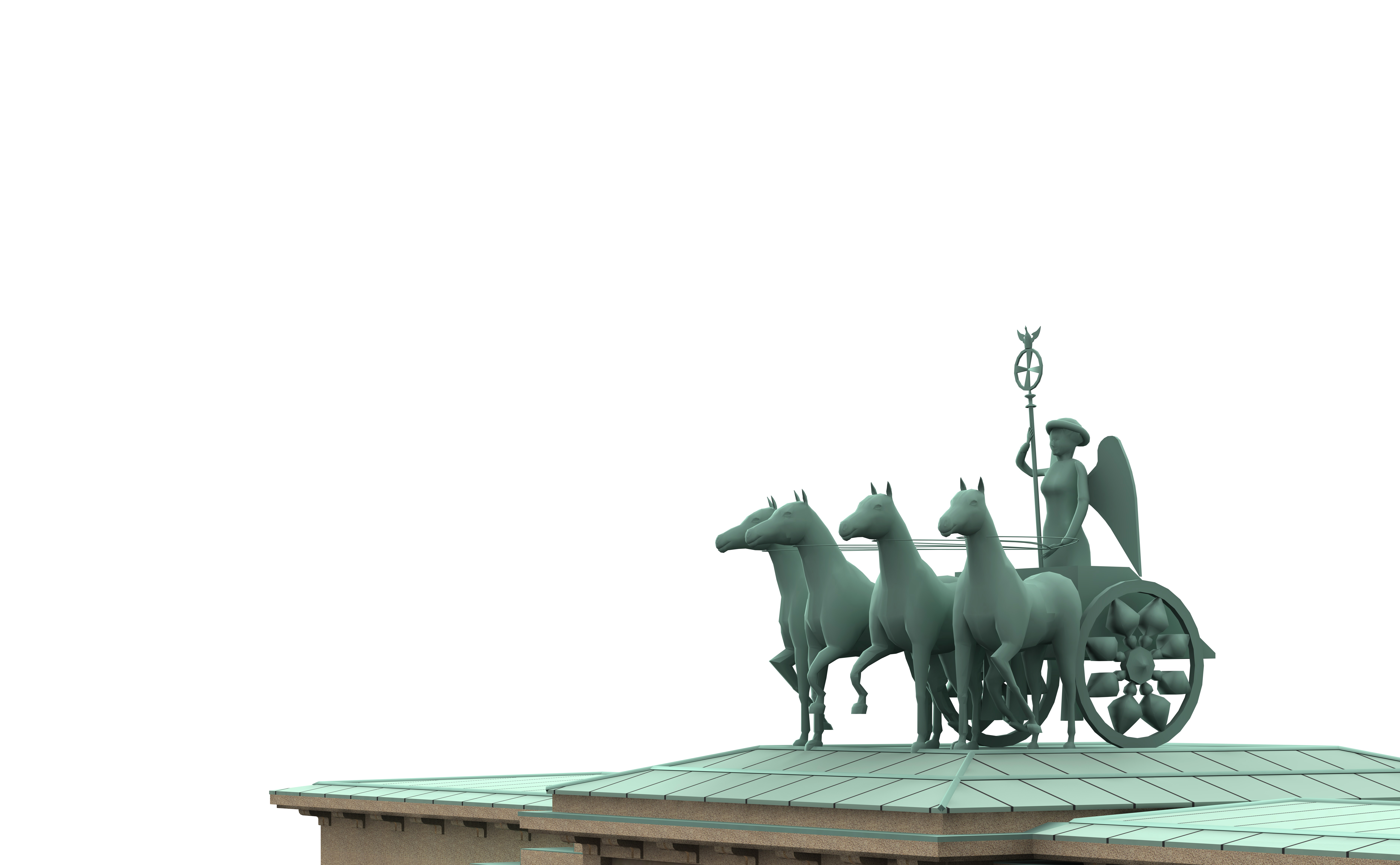 Brandenburg Gate Berlin 3D model_4
