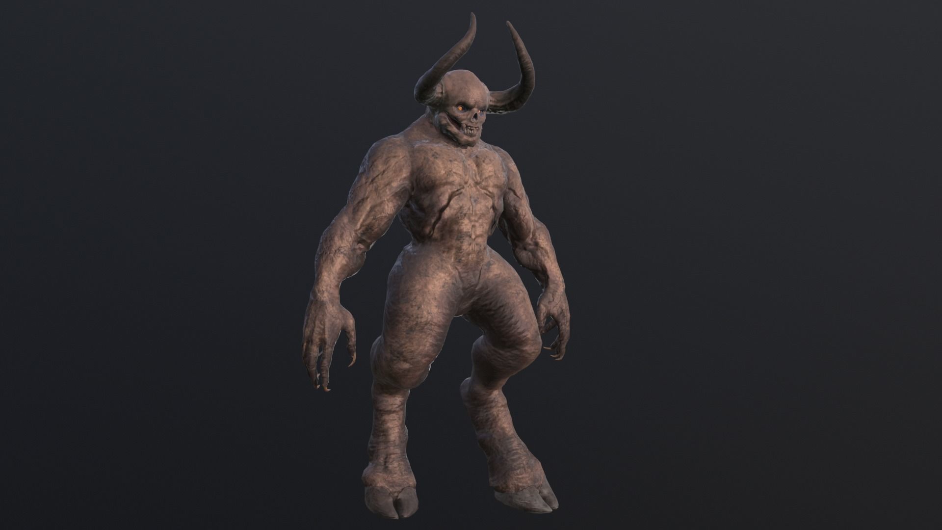 Big Demon1 Low-poly 3D model_15