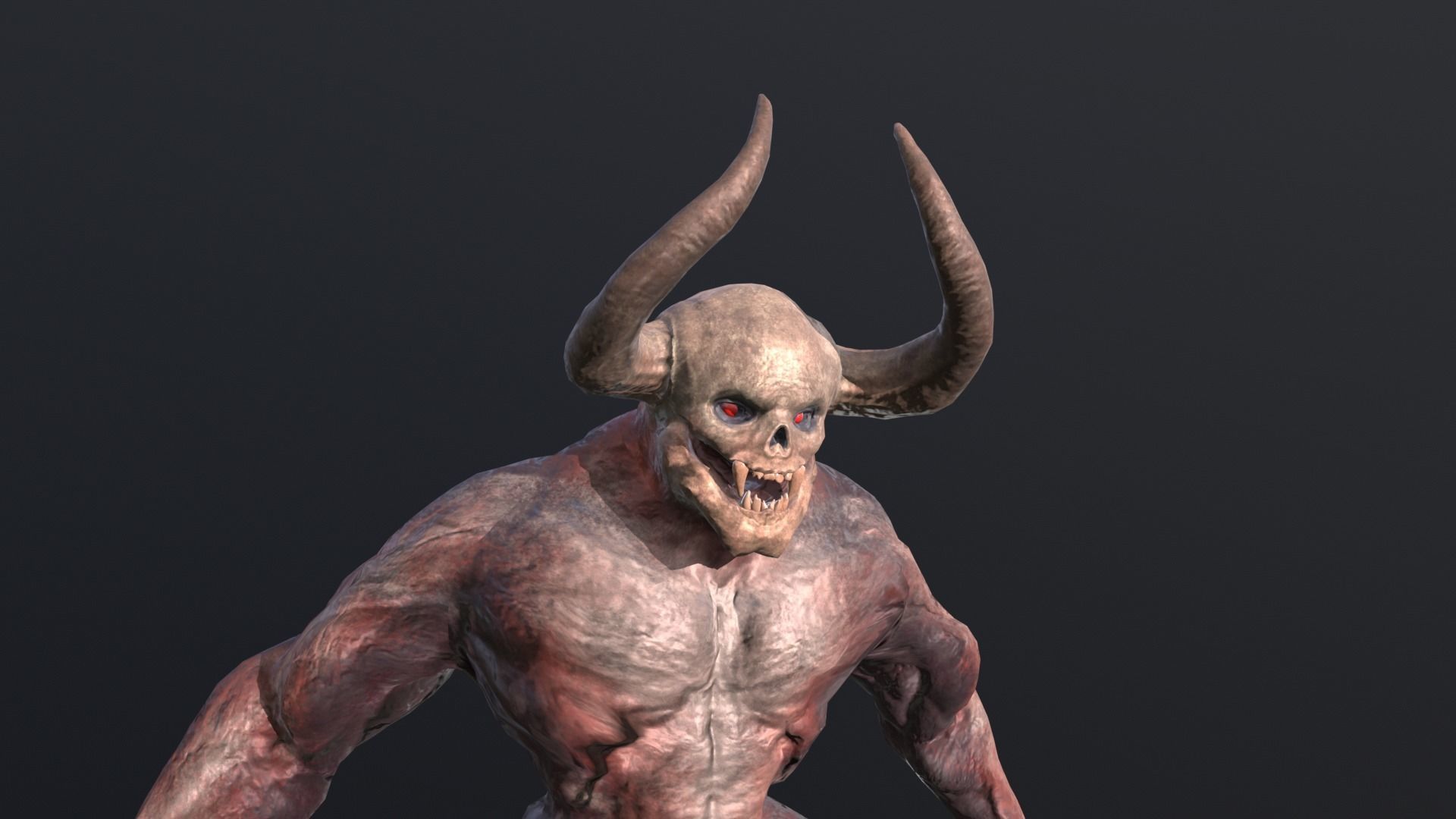Big Demon1 Low-poly 3D model_20
