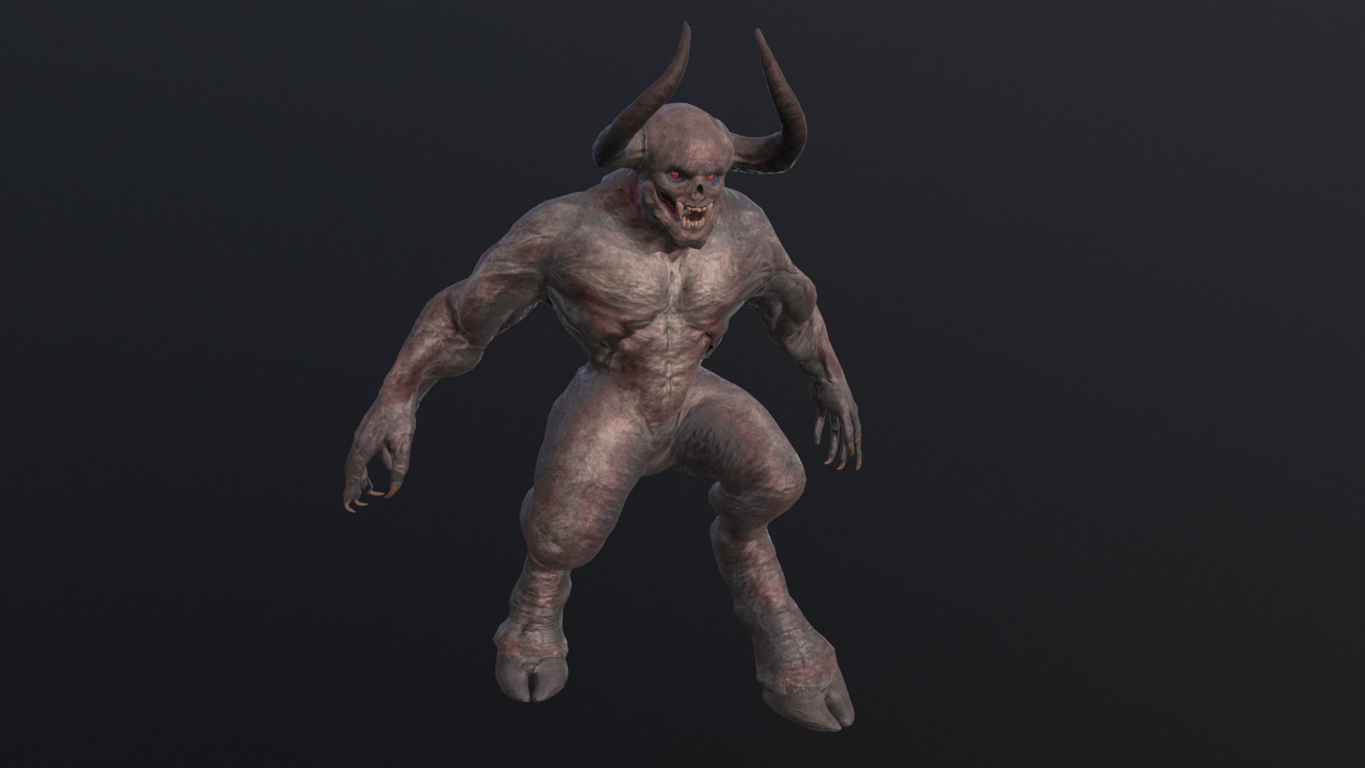 Big Demon1 Low-poly 3D model_21