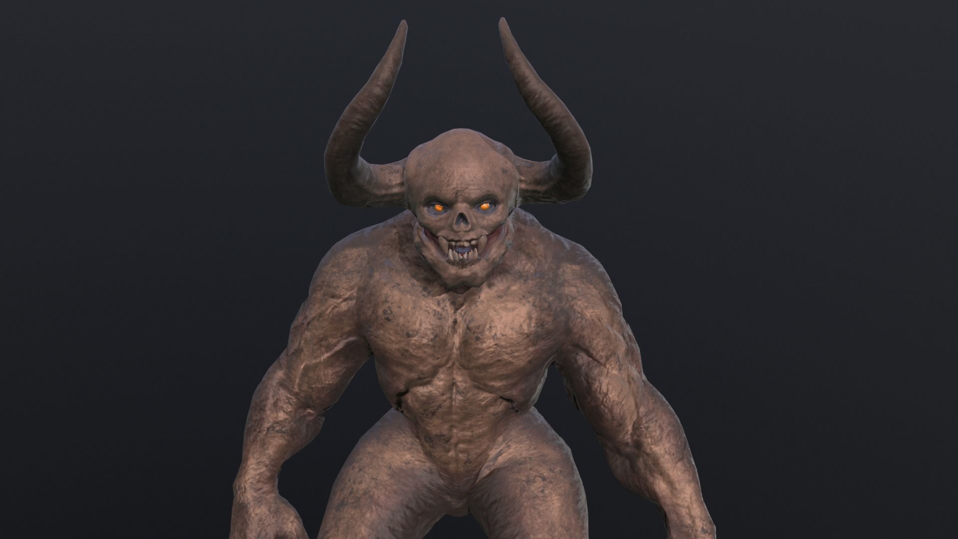 Big Demon1 Low-poly 3D model_18