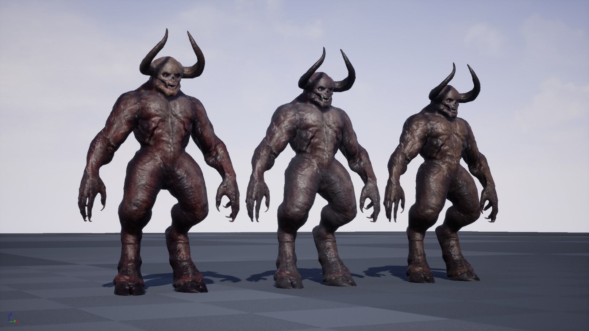 Big Demon1 Low-poly 3D model_26