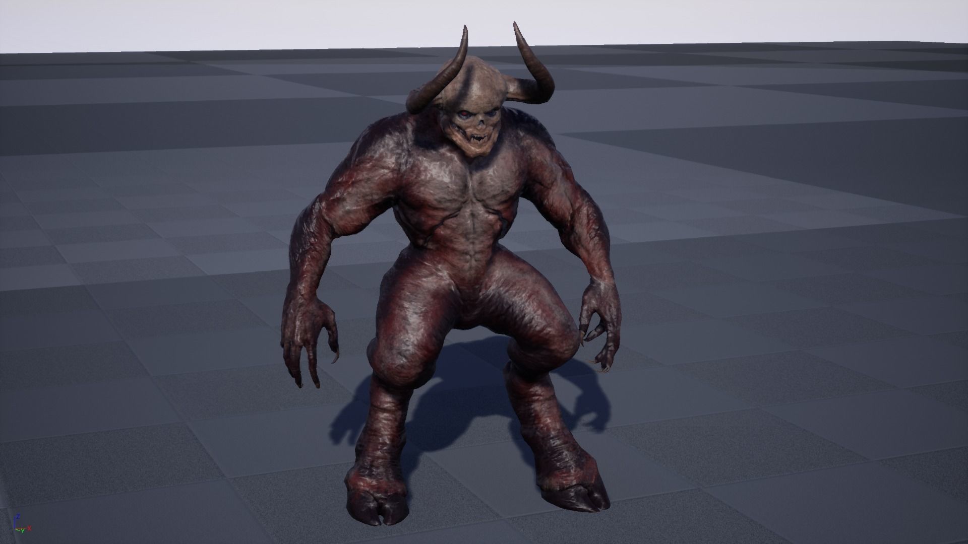 Big Demon1 Low-poly 3D model_29