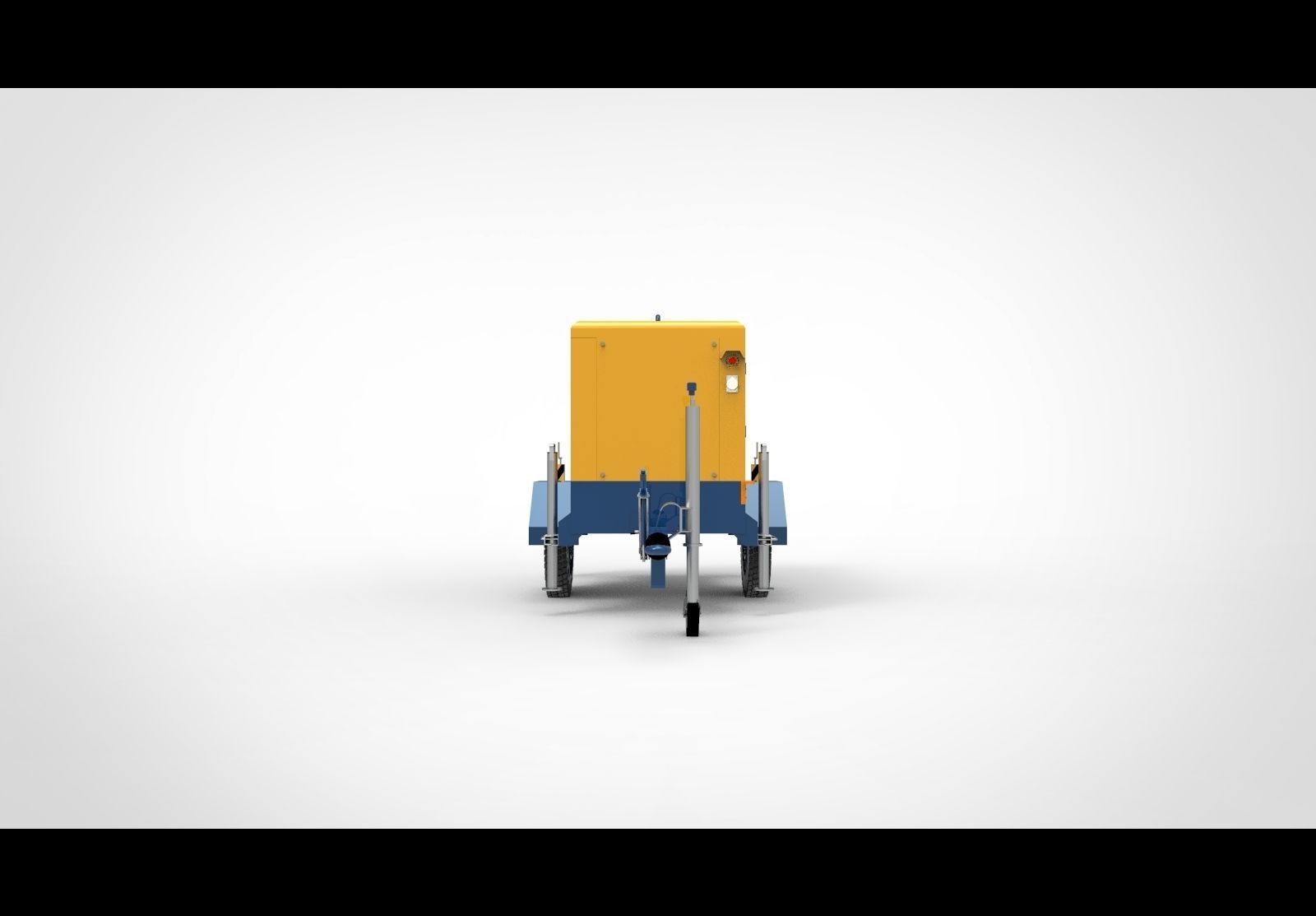 Portable Generator C 3D model_2