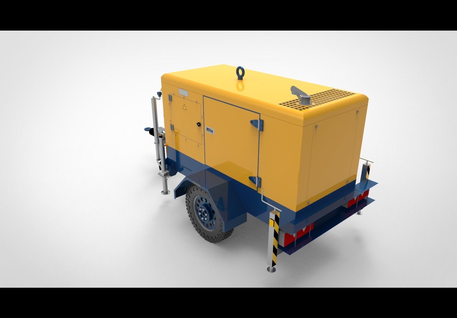 Portable Generator C 3D model_6