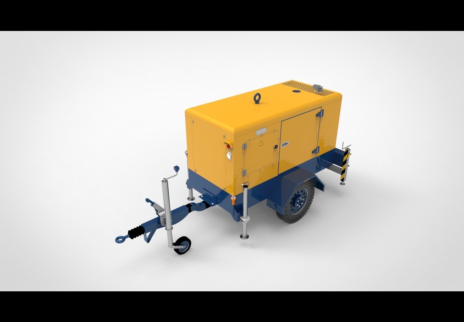 Portable Generator C 3D model_5