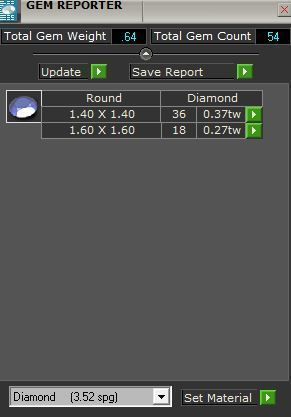 Square blue stone diamond ring 3561 3D print model  3D print model_8