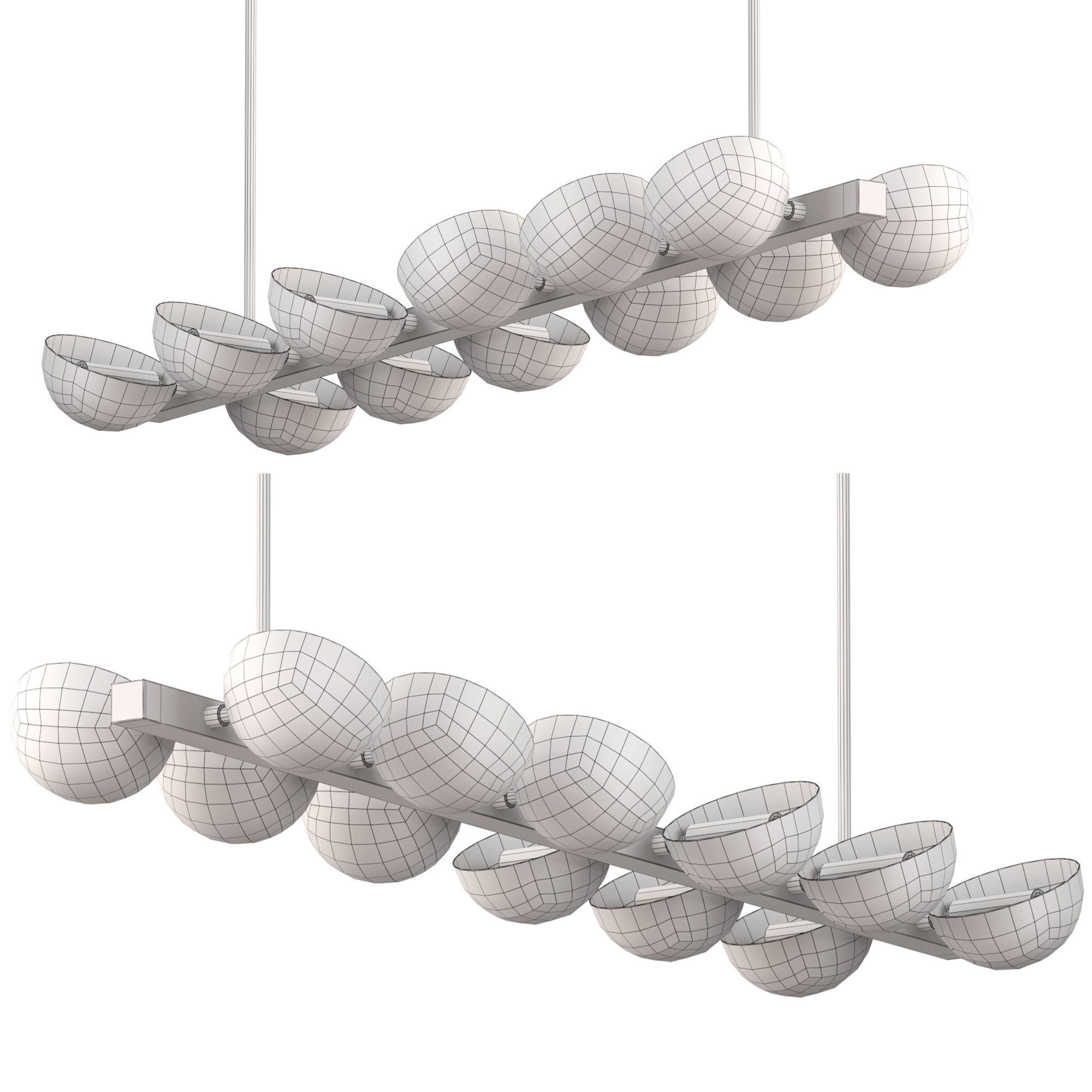 Avion Chandelier 3D model_6