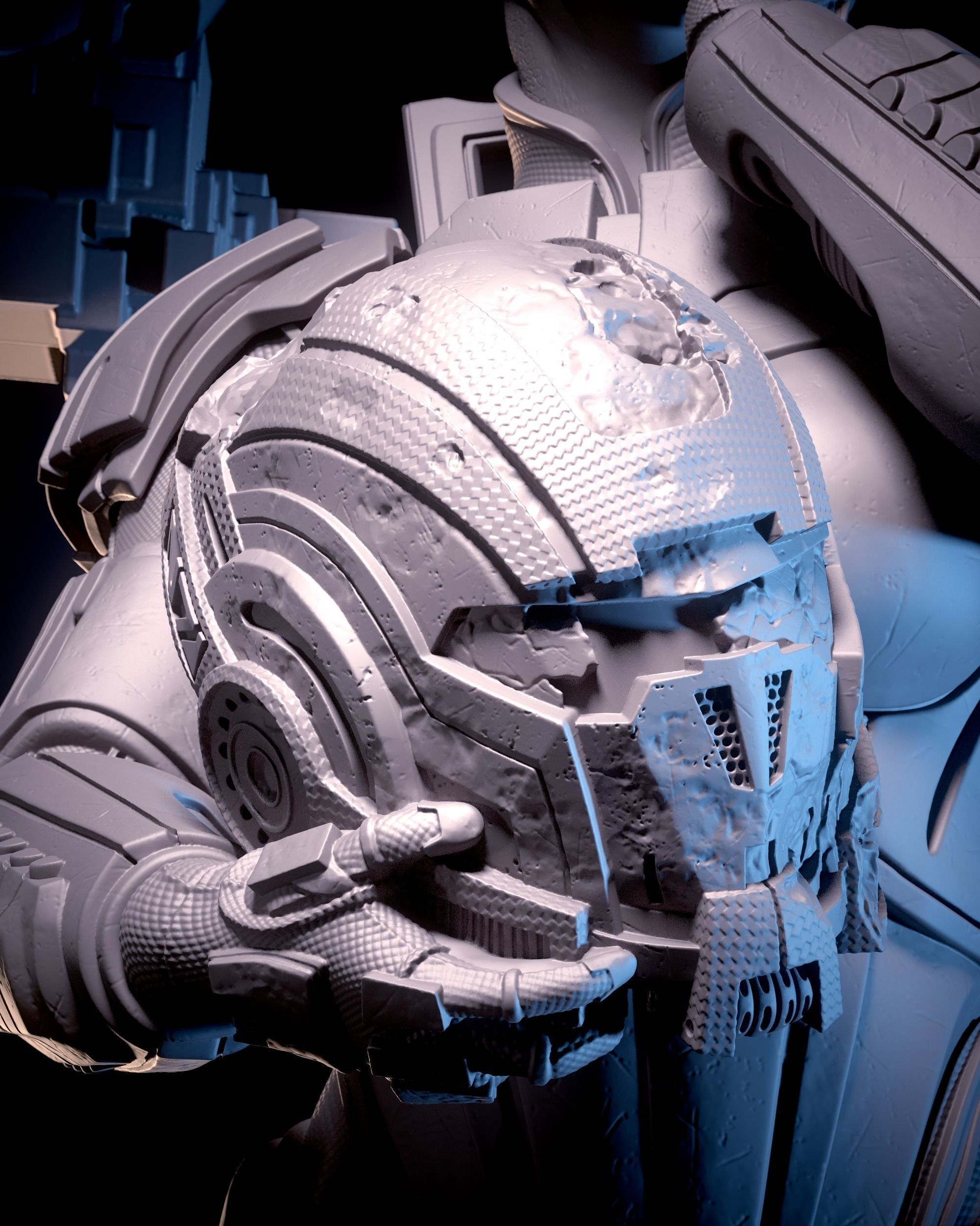 Mass Effect Fanart - Liara TSoni 3d print model Pose 4 3D print model_9