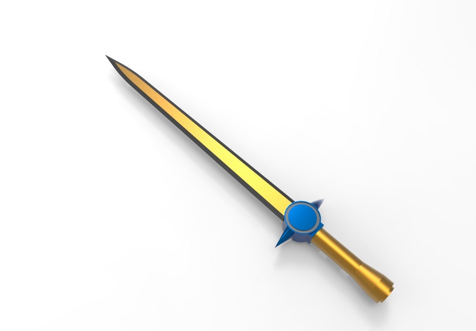 Sword type A 3D model_5