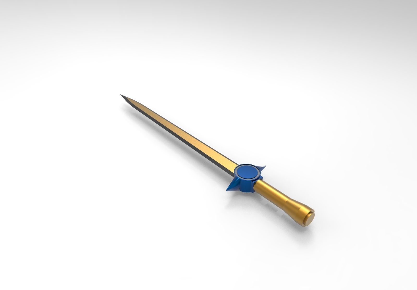 Sword type A 3D model_1