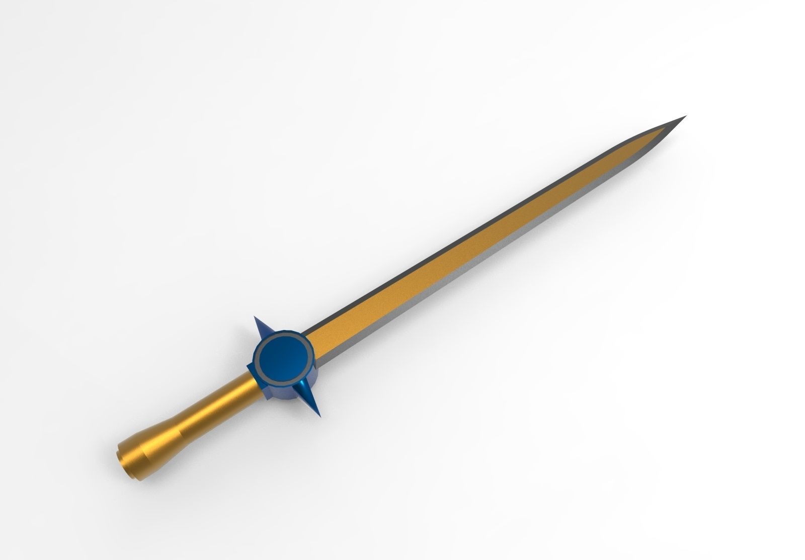 Sword type A 3D model_4