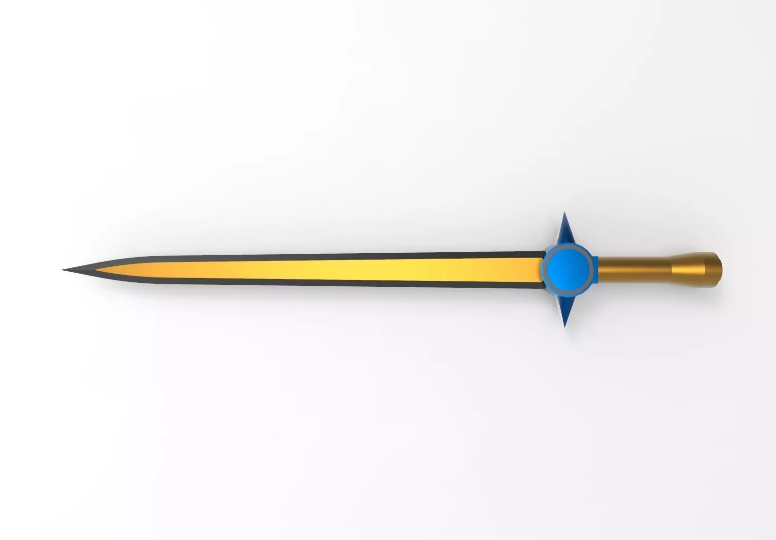 Sword type A 3D model_0