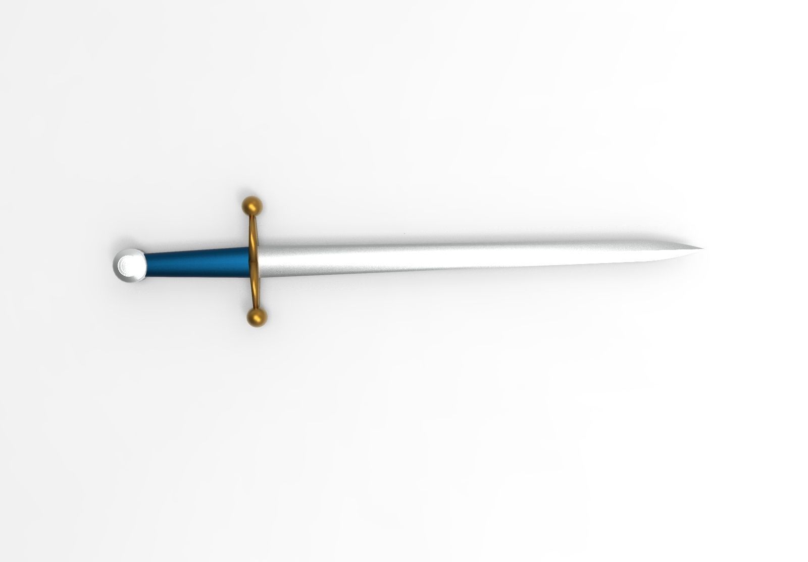 Sword type B 3D model_4