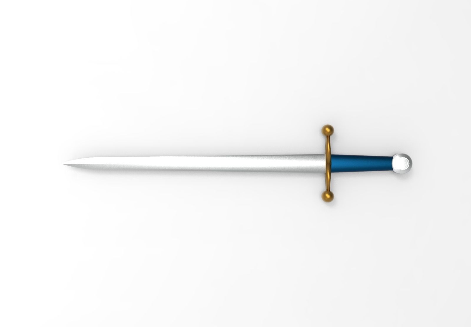 Sword type B 3D model_5