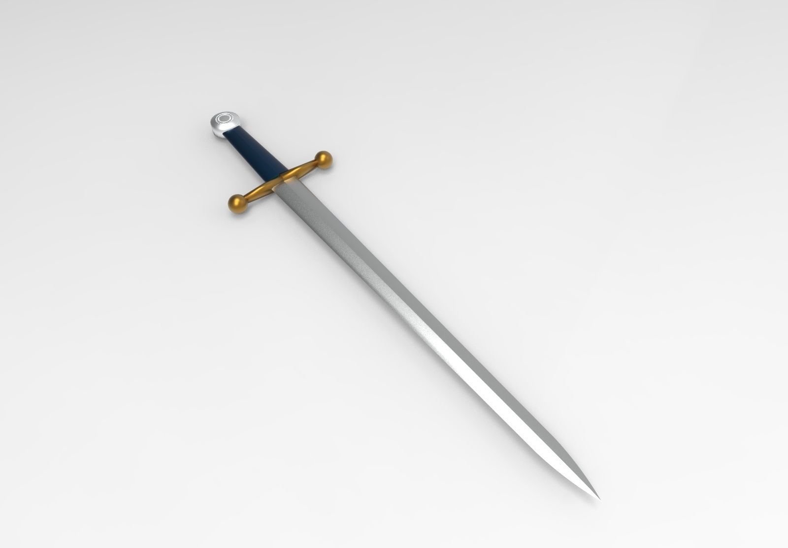 Sword type B 3D model_3