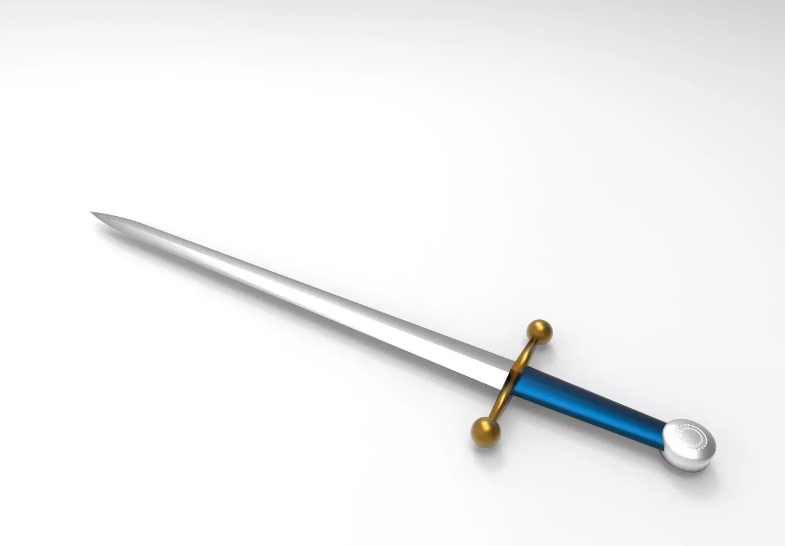 Sword type B 3D model_0