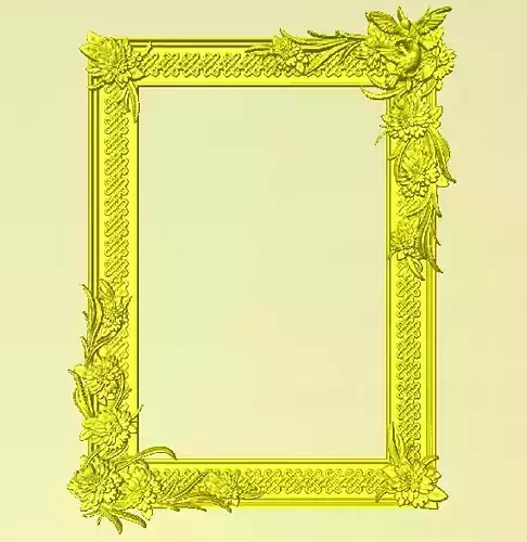 Birds Chirping Wall Hanging Frame  3D print model